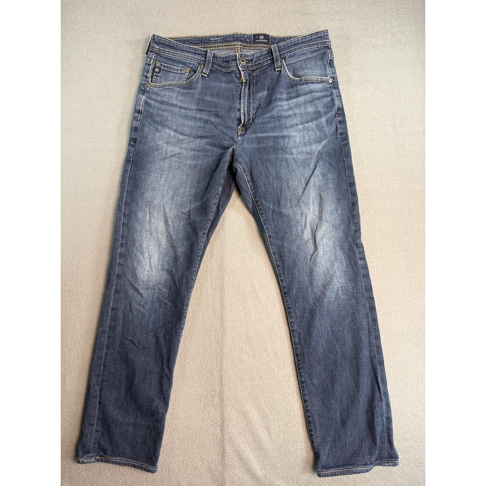 AG Adriano Goldschmied The Everett Jeans Mens 34x32 Blue Slim Straight 1794NSR